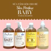 Sữa tắm gội cho bé Shea Moisture Baby 384ml nhiều mẫu