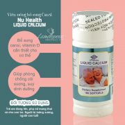 Viên uống Liquid Calcium Nu Health của Mỹ hộp 160 viên
