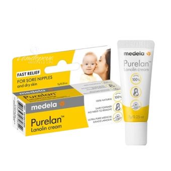 Kem trị nứt đầu ti Medela Purelan Lanolin Cream chính hãng