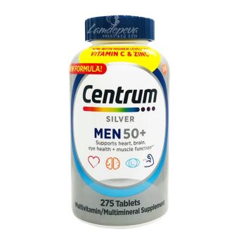 Viên Bổ Sung Vitamin Cho Đàn Ông Centrum Silver Men's 50+ (275v)