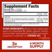 Viên uống bổ tim mạch Qunol Ultra CoQ10 3X 120 Softgels
