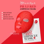 Mặt nạ cân bằng da So Natural pH 5.5 Red Ampoule Hàn Quốc