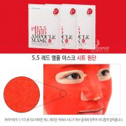 Mặt nạ cân bằng da So Natural pH 5.5 Red Ampoule Hàn Quốc