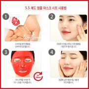 Mặt nạ cân bằng da So Natural pH 5.5 Red Ampoule Hàn Quốc