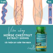 Viên uống Horse Chestnut Extract Puritan’s Pride 100 viên 