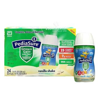 Sữa Pediasure Grow & Gain With Fiber thùng 24 chai
