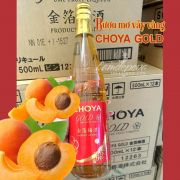 Rượu mơ vảy vàng Choya Gold 500ml của Nhật Bản
