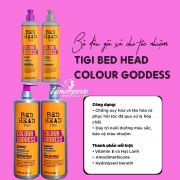 Bộ dầu gội xả dưỡng màu tóc nhuộm Tigi Colour Goddess