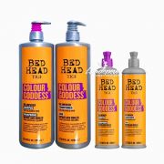 Bộ dầu gội xả dưỡng màu tóc nhuộm Tigi Colour Goddess