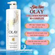 Sữa tắm Olay Collagen Peptide dưỡng ẩm chai 591ml của Mỹ