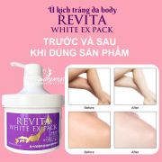 Ủ trắng da Revita White EX Pack của Nhật Bản hũ 500g
