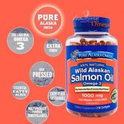 Viên uống dầu cá hồi Omega-3 Wild Alaskan Salmon Oil 1000mg