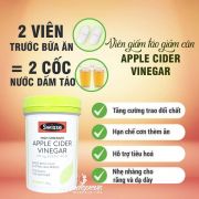 Viên uống giấm táo Swisse Apple Cider Vinegar 120mg của Úc