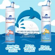 Xịt mũi cá heo Sterimar của Pháp cho bé từ 3 tháng tuổi