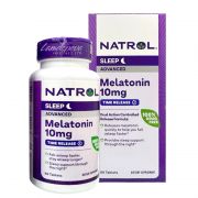 Natrol Melatonin 10mg giúp ngủ sâu giấc hộp 60 viên của Mỹ