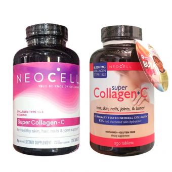 Neocell Super Collagen +C Type 1&3 250 viên Của Mỹ