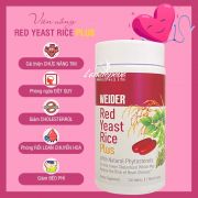 Viên uống Red Yeast Rice Plus 1200mg Weider chính hãng Mỹ