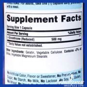 Viên uống trắng da L-Glutathione Reduced 500mg của Mỹ 30 viên