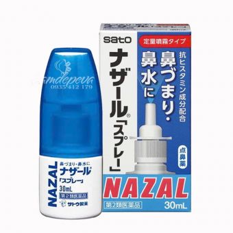 ​Thuốc xịt mũi Nazal Sato 30ml của Nhật Bản giá tốt