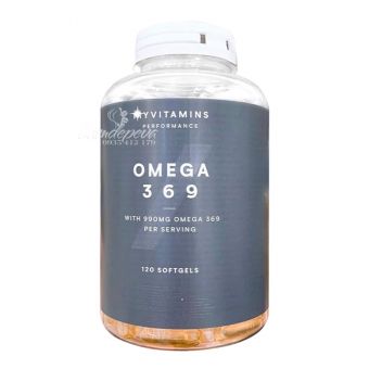 Viên uống Omega 3 6 9 Myvitamins 120 viên của Pháp 