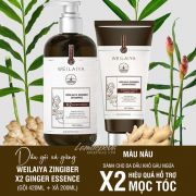 Combo gội xả gừng Weilaiya Zingiber X2 mẫu mới nhất