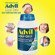 Thuốc giảm đau hạ sốt Advil Liqui Gel Minis 200mg viên nhỏ