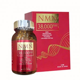 Viên uống NMN 38000 Plus 120 viên Nhật Bản trẻ hóa tế bào
