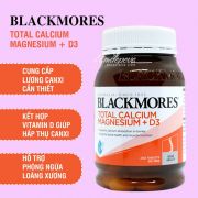 Blackmores Total Calcium & Magnesium + D3 của Úc 200 viên