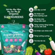 Bột rau quả hữu cơ Zena Organic Super Greens 45 gói của Mỹ