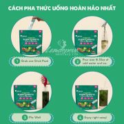 Bột rau quả hữu cơ Zena Organic Super Greens 45 gói của Mỹ