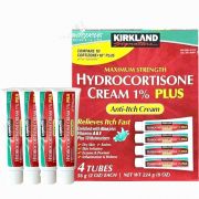 Kem chống ngứa Hydrocortisone Cream 1% Plus Kirkland của Mỹ
