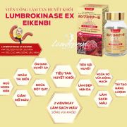 Viên uống Lumbrokinase EX Eikenbi của Nhật Bản 60 viên