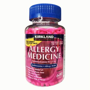 Thuốc chống dị ứng Allergy Medicine Kirkland 600 viên của Mỹ