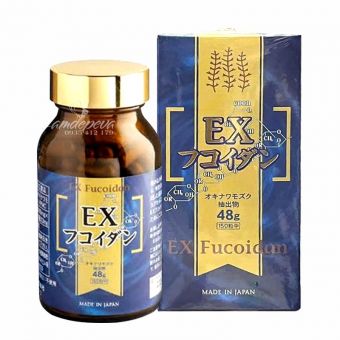 Viên uống tảo nâu EX Fucoidan Nhật Bản hộp 150 viên
