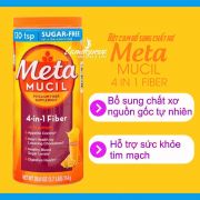 Bột bổ sung chất xơ vị cam Metamucil 4 in 1 Fiber của Mỹ 754g