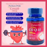 CoQ10 Puritan's Pride Của Mỹ - Bổ Trợ Tim Mạch - 60 Viên