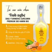 Tinh chất nghệ Hamin Bio Daily Turmeric Curcumin Premium 365