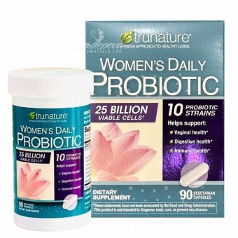 Men vi sinh Women’s Daily Probiotic Trunature 90 viên của Mỹ