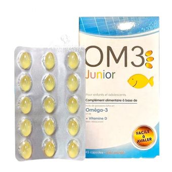 OM3 Junior 45 Capsules của Pháp - Bổ sung omega 3 cho bé