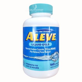 Thuốc giảm đau Aleve Liquid Gels 160 viên chính hãng của Mỹ