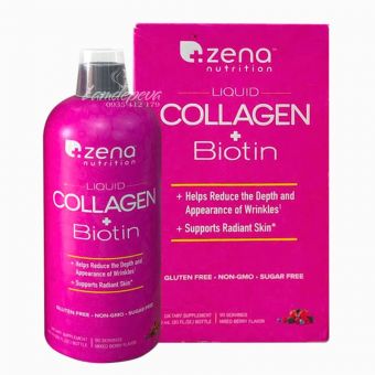 Zena Collagen Biotin Liquid 900ml - Nước uống đẹp da tóc