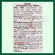 Bổ khớp Costar Glucosamine HCL 1500mg của Úc 120 viên
