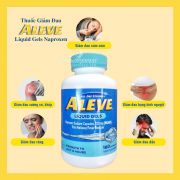 Thuốc giảm đau Aleve Liquid Gels 160 viên chính hãng của Mỹ