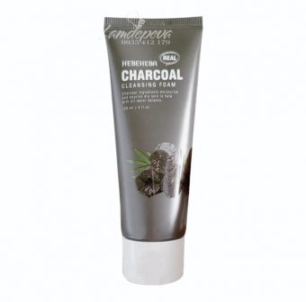 Sữa rửa mặt than hoạt tính Hebeheba Charcoal Cleansing Foam