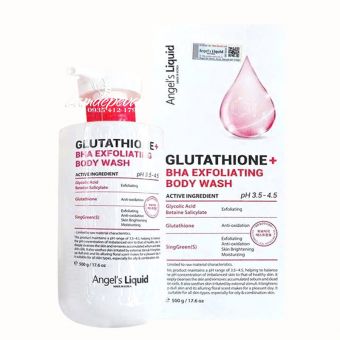 Sữa tắm giảm mụn Glutathione BHA Exfoliating Body Wash 500ml
