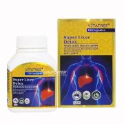 Bổ gan Super Liver Detox 100 viên Vitatree của Úc giá tốt