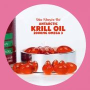 Dầu nhuyễn thể Krill Oil Antarctic 2000mg của Nhật Bản 60 viên