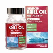 Dầu nhuyễn thể Krill Oil Antarctic 2000mg của Nhật Bản 60 viên