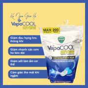 Kẹo ngậm giảm ho thông mũi VapoCool Vicks 200 viên của Mỹ