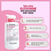 Sữa tắm giảm mụn Glutathione BHA Exfoliating Body Wash 500ml